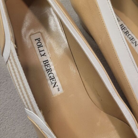 Polly Bergen Minimalist Patent Leather Loafers Size 8B - Picture 2 of 7